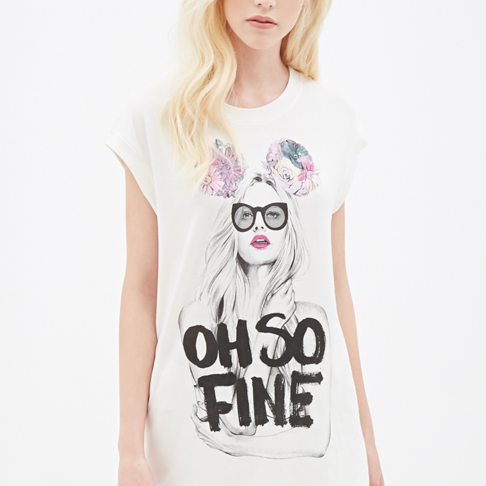 "Oh So Fine" graphic tee